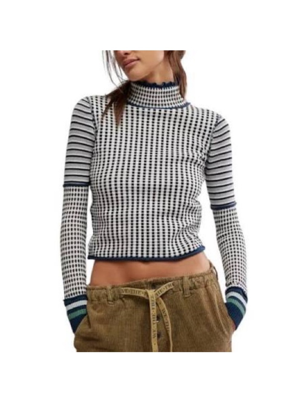Free People We The Free Gamer Cuff in
Ivory Combo